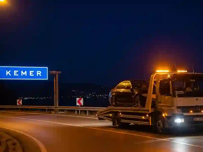 Kemer oto çekici aracı